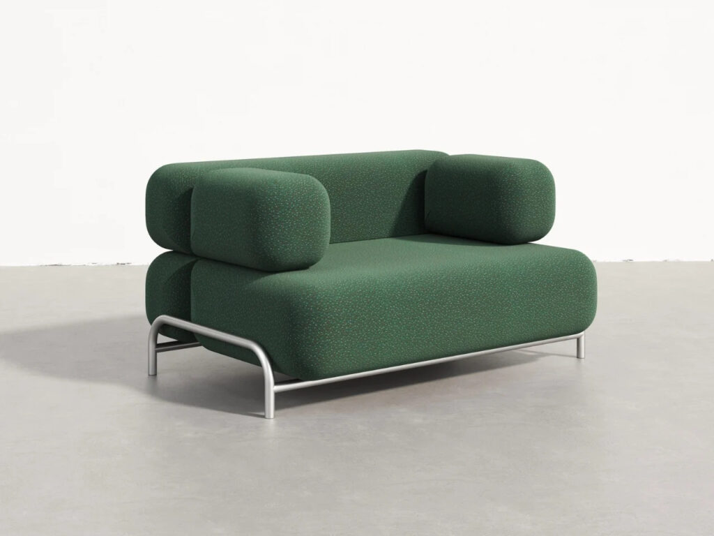 mudu studio sofa green